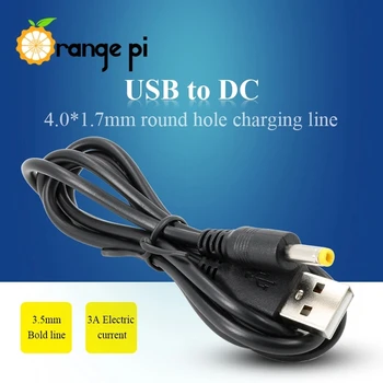 Orange pi Modul USB zu DC Stromkabel, 25cm Länge 4.0*1,7mm Draht Rundloch Ladele itung