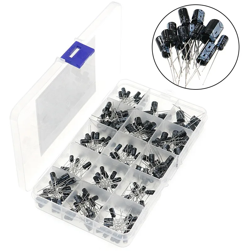 15-Werte Elektrolytkondensator-Sortiment-Set, 270 Stück 0,1uF – Bild 2
