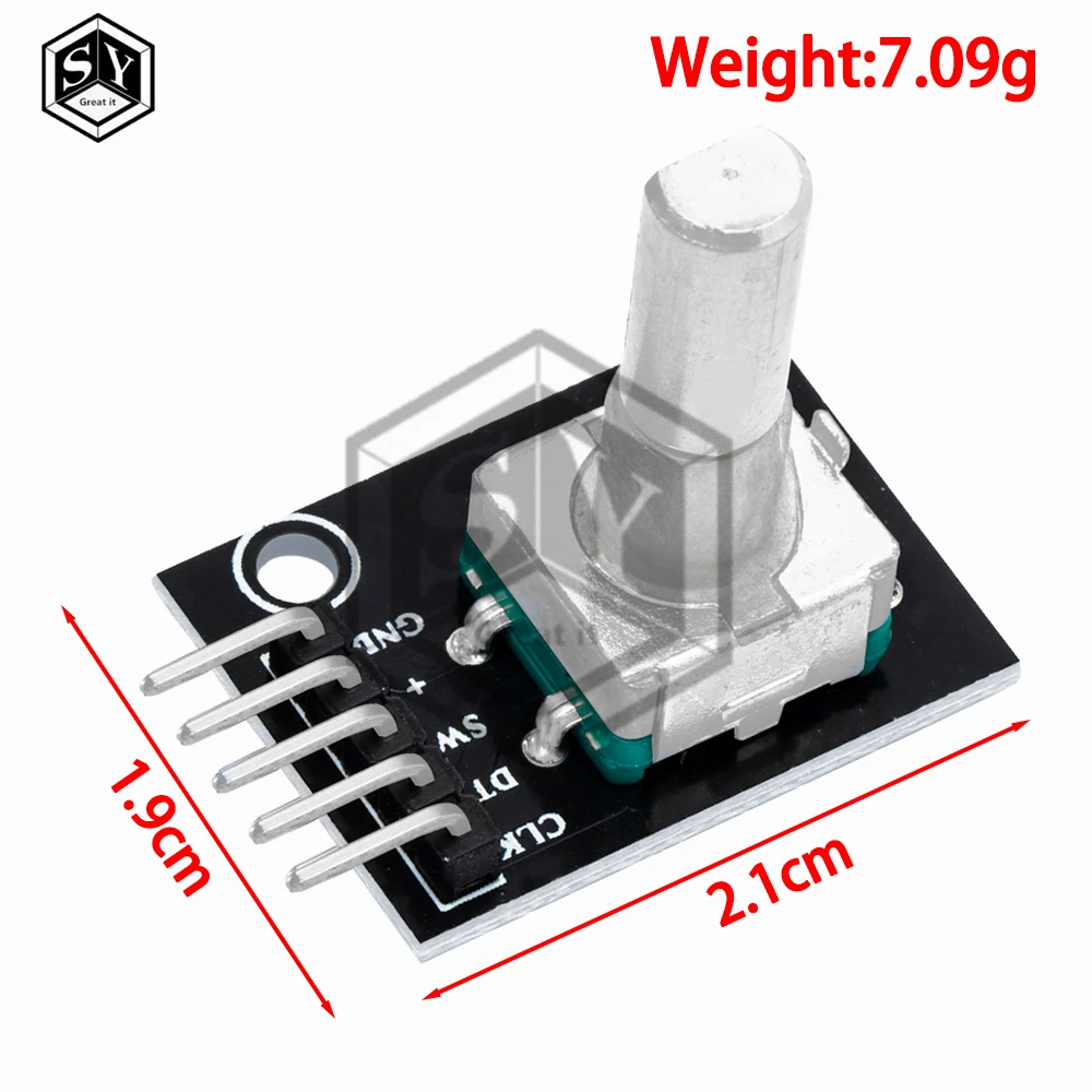 360-Grad-Drehgebermodul Drehpotentiometer Analoges Knopfmodul – Bild 6