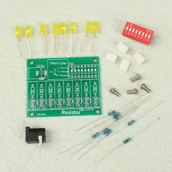 DIY Lötübungs-Set LED-Stromtest Elektronik-Herstellung DIY-Teile Experimentier- und Lehrset