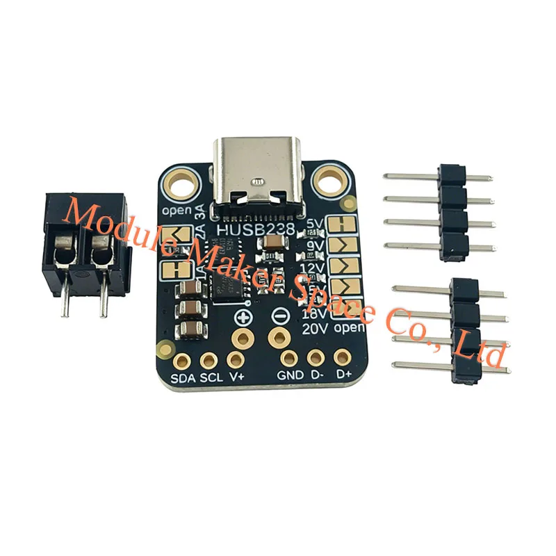 HUSB238 USB-C PD Trigger Board I2C Konfigurierbares PD Sink Modul 5V – Bild 4