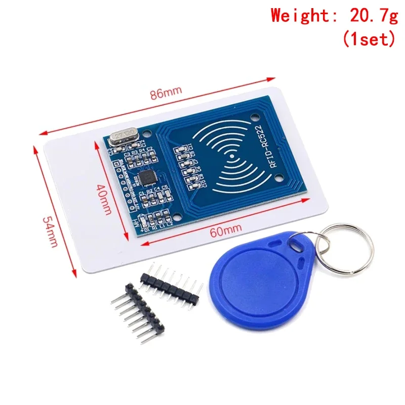 MFRC-522 rc522 rfid rf sensor modul zu senden s50 fudan karte, uhr – Bild 2