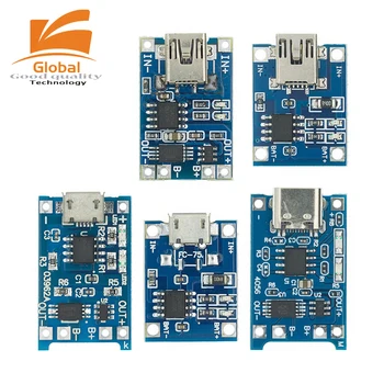 Micro USB 5 V 1A 18650 TP4056 Lithium-Batterie-ladegerät Modul Ladeplatine mit Schutz (10 Stück)