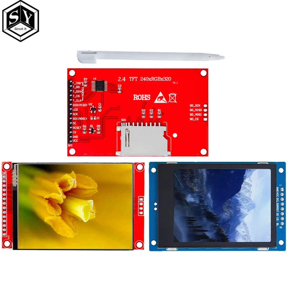 2,4 Zoll TFT SPI 65K Display 240*320 Smart Display Bildschirm 8P Treiber-IC ST7789 Treiber-IC Modul Ohne Touch