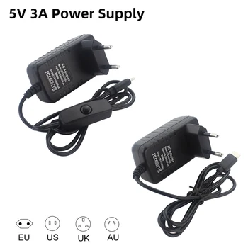 5 V 3 A Raspberry Pi 4 Netzteil USB Typ C Port 100-240 V Netzteil für Pi 4 Orange Pi 3B OPI Zero 3 Ladegerät