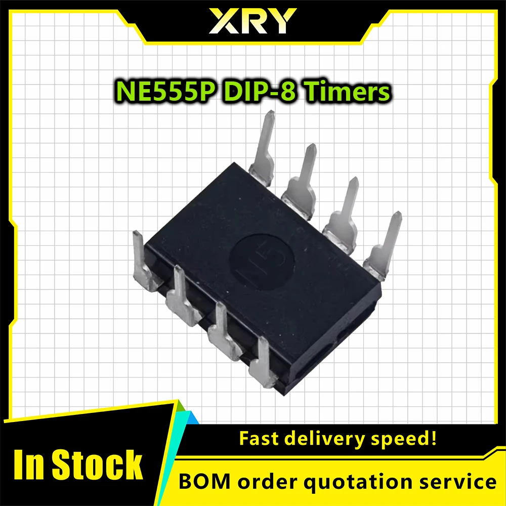 XRY 20-50 Stück integrierte Schaltkreise NE555 NE555P 555 DIP-8 Timer – Bild 6