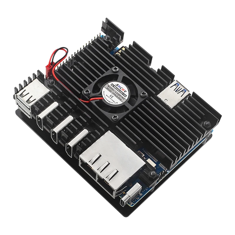 Orange Pi 5 Plus Aluminiumgehäuse, aktives passives Metall-Kühlgehäuse – Bild 3