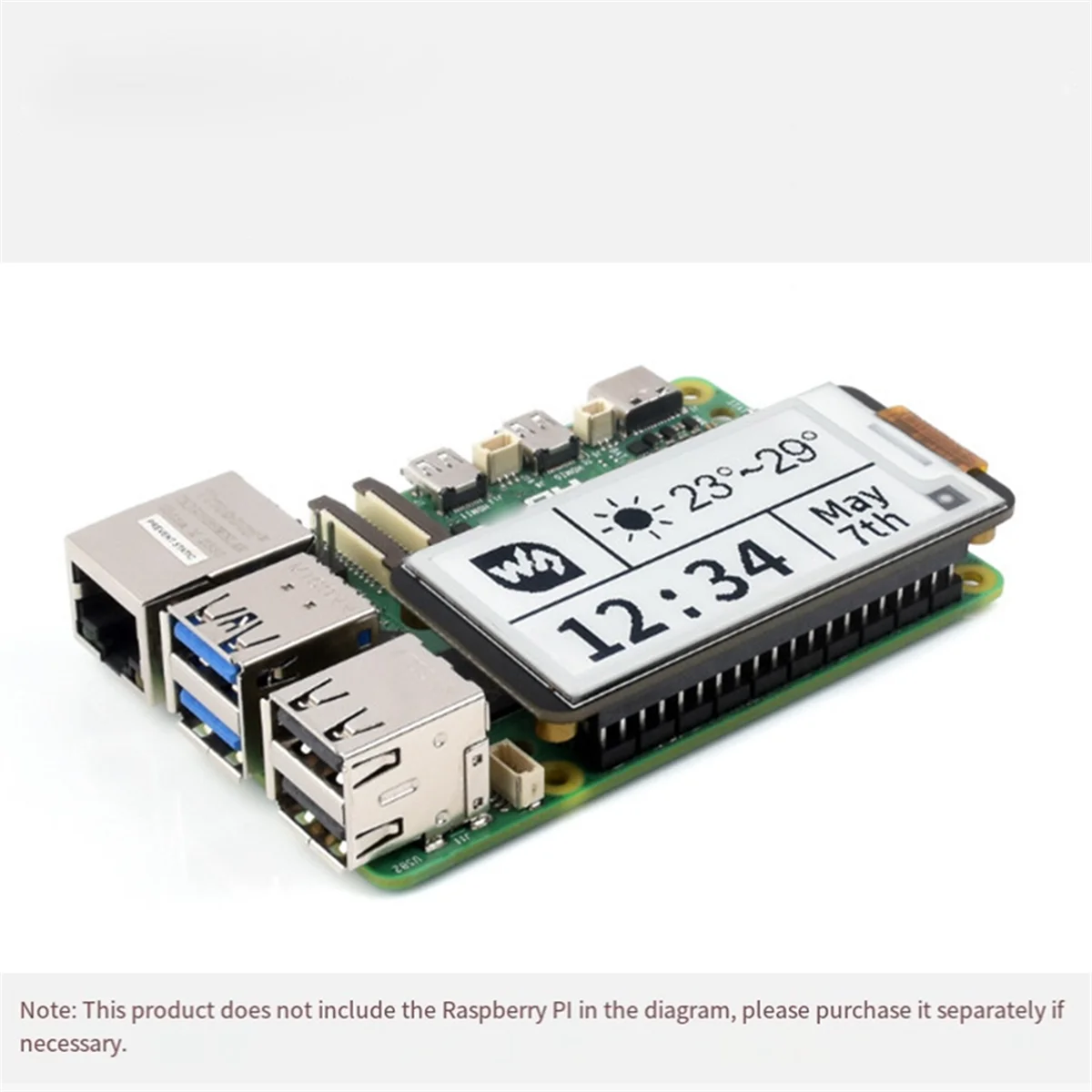 Wave share 2,13 Zoll E-Ink Display Modul Hut 250x122 E-Paper – Bild 2