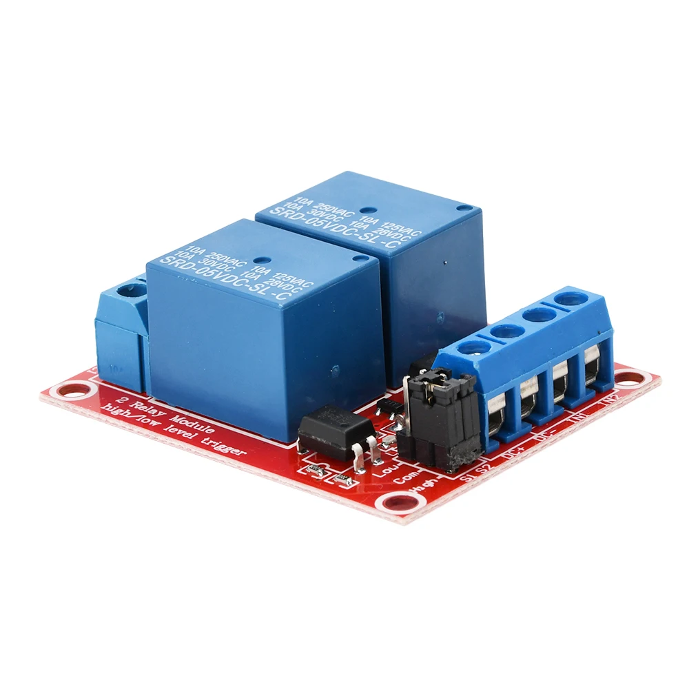 2-Kanal-Relaismodul DC 5 V 9 V 12 V 24 V High – Bild 4
