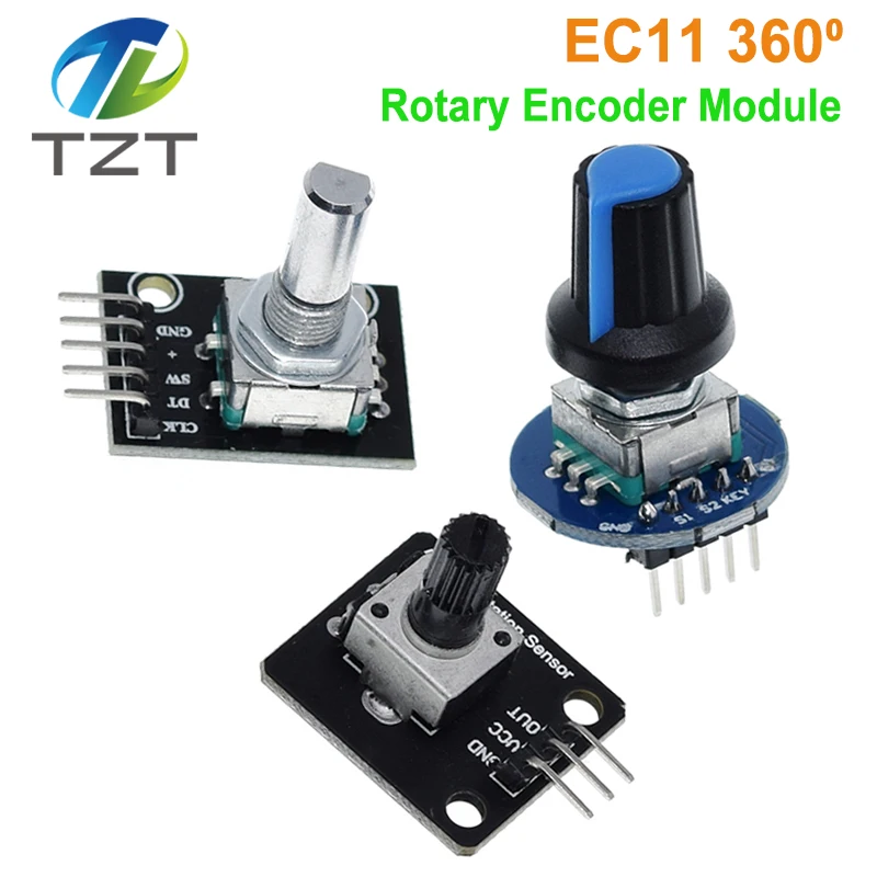 360-Grad-Drehgebermodul EC11 Knopfkappe Drehpotentiometer Analoges Knopfmodul KY-040 RV09 Drehgeber