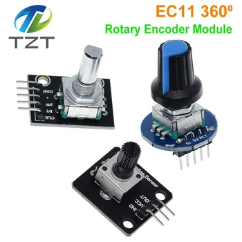 360-Grad-Drehgebermodul EC11 Knopfkappe Drehpotentiometer Analoges Knopfmodul KY-040 RV09 Drehgeber