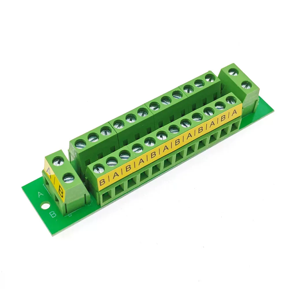 Anschlussadapterplatine 5,0/7,5 mm Rastermaß Schraubklemmenblock-Konverter, lötfreie PCB-Testplatine