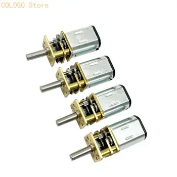 Getriebemotor-Set mit Frontausgang, N20 6V 1000 U/min Mini-Untersetzungsmotoren, 4er-Pack