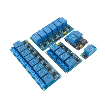 5V 12V 24V Relais modul mit Optokoppler-Relais ausgang 1 2 4 6 8 16-Wege-Relaismodul zur Steuerung