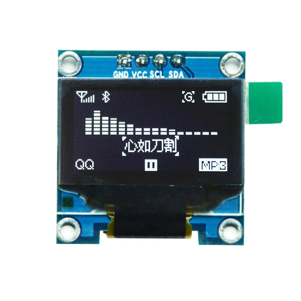 0,96 Zoll OLED I2C IIC Displaymodul 12864 128x64 Pixel SSD1306 Mini Selbstleuchtendes OLED-Bildschirm-Board