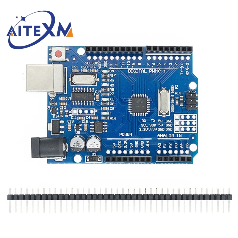 UNO R3 Entwicklungsboard ATMEGA328P CH340 / ATEGA16U2 kompatibel – Bild 2