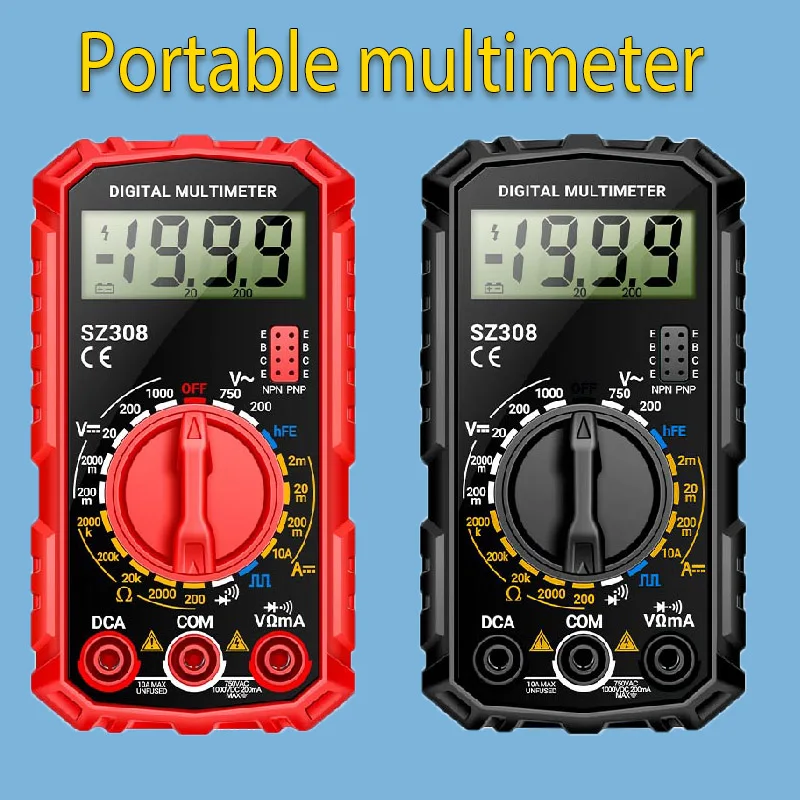Digital Multimeter AC/DC Strom Meter Spannung Widerstand Meter – Bild 6