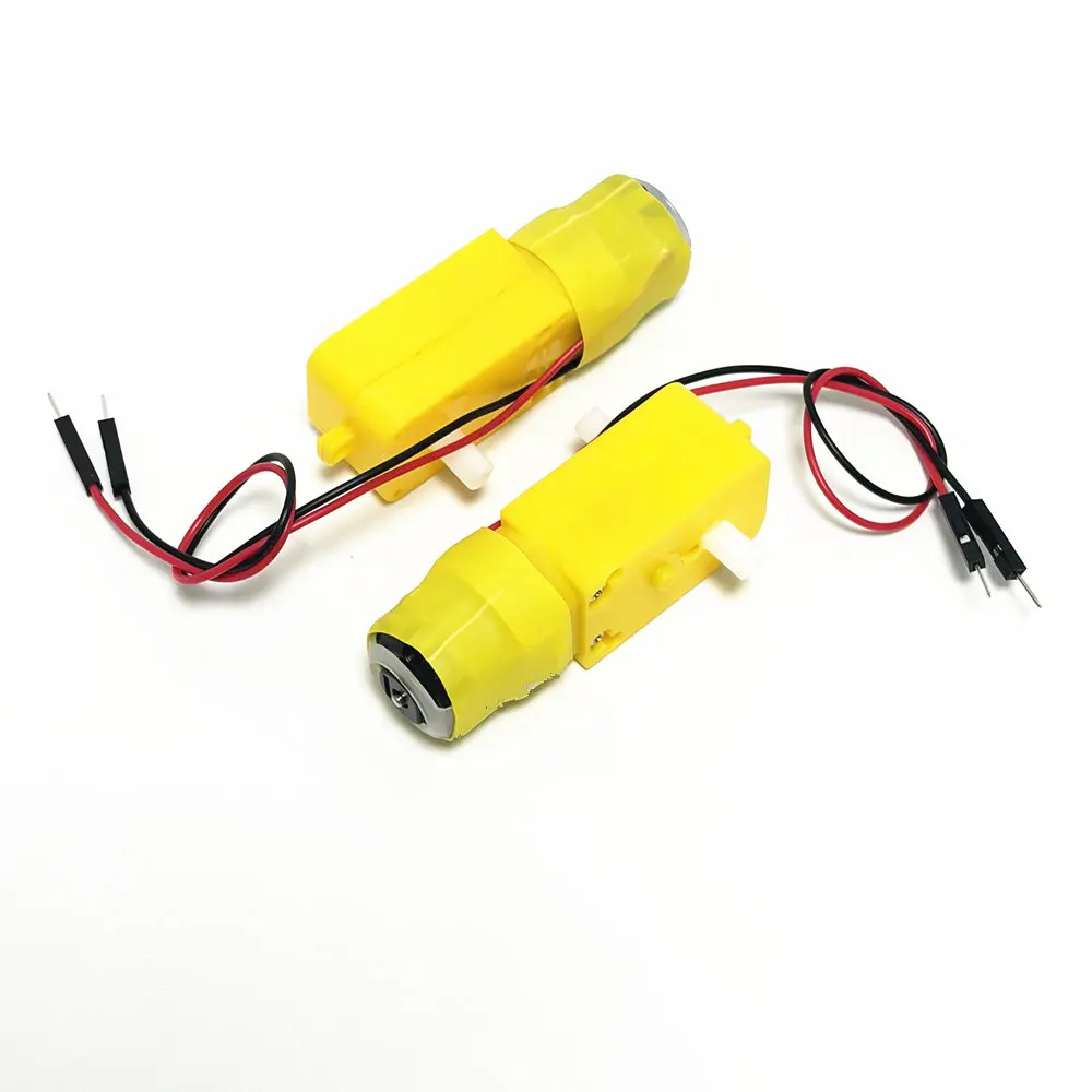 TT-Motor Elektromotor DC 3V-6V Doppelwellen-Getriebemotor (4 Stück) – Bild 4