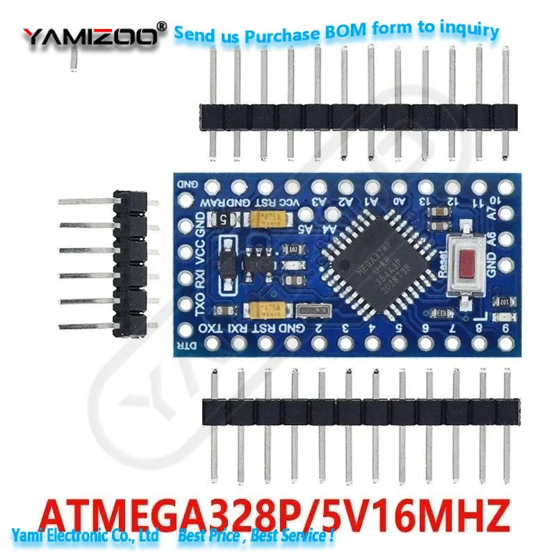 ATMEGA328P Pro 328 Mini ATMEGA328 3,3V 8MHz 5V 16MHz CH340G CP2102 – Bild 2