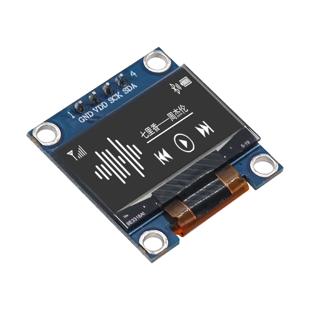 0,96 Zoll oled Display-Modul ssd1306 i2c iic spi seriell x 64 lcd 4-polig gelbblau whiteblue für Arduino