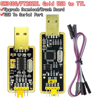 CH340G/FT232BL FT232RL USB 2.0 zu TTL Level Download-Kabel zu seriellem Board-Adaptermodul 5V 3,3V Debugger TO