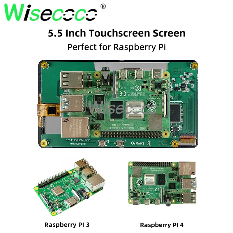 Raspberry Pi Touchscreen 5,5 Zoll 1920x1080 ips Raspberry Pi Monitor – Bild 5