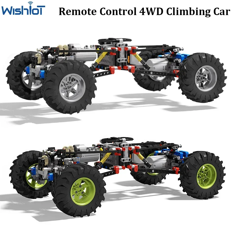 4WD RC Auto-Chassis mit Elektroantrieb, Kletterfahrzeug – Bild 3