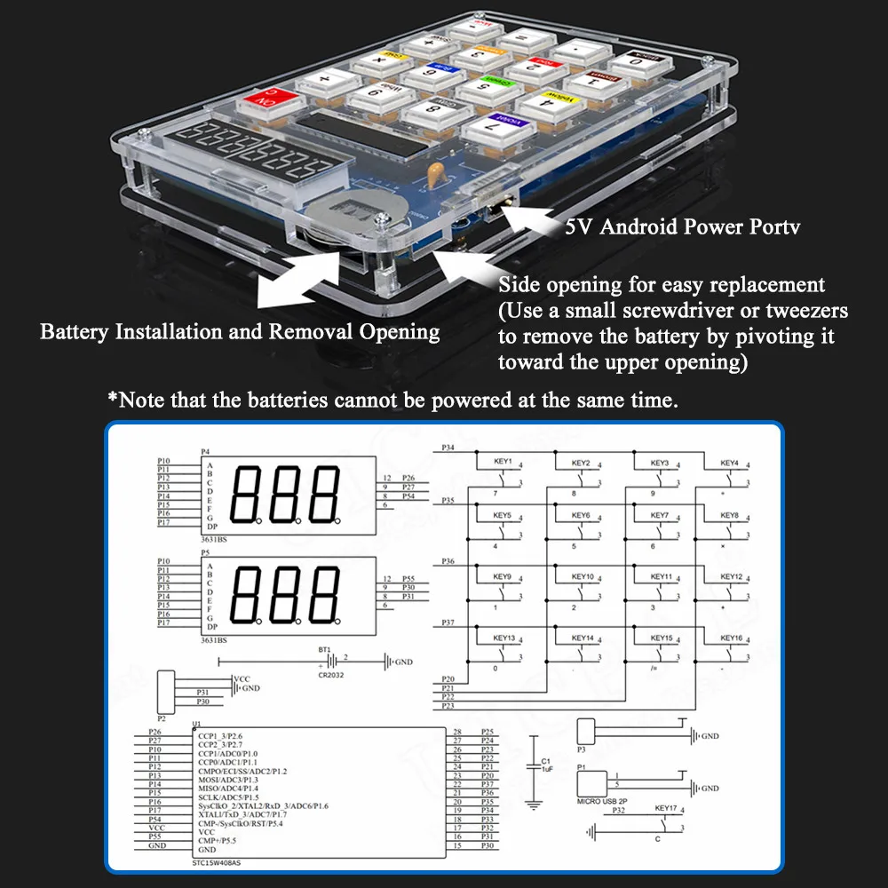 DIY-Rechner, der elektronische Bausatz herstellt, MCU, Löten – Bild 6