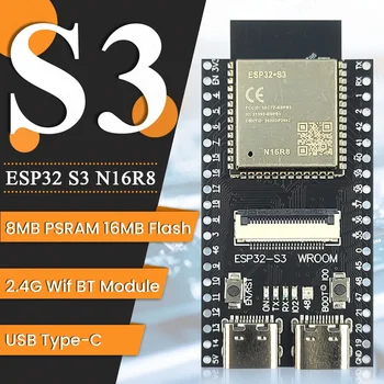 ESP32 S3 N16R8 CAM Entwicklungsboard 2.4G Wifi BT Kameramodul für OV2640 OV5640 8MB PSRAM 16MB FLASH