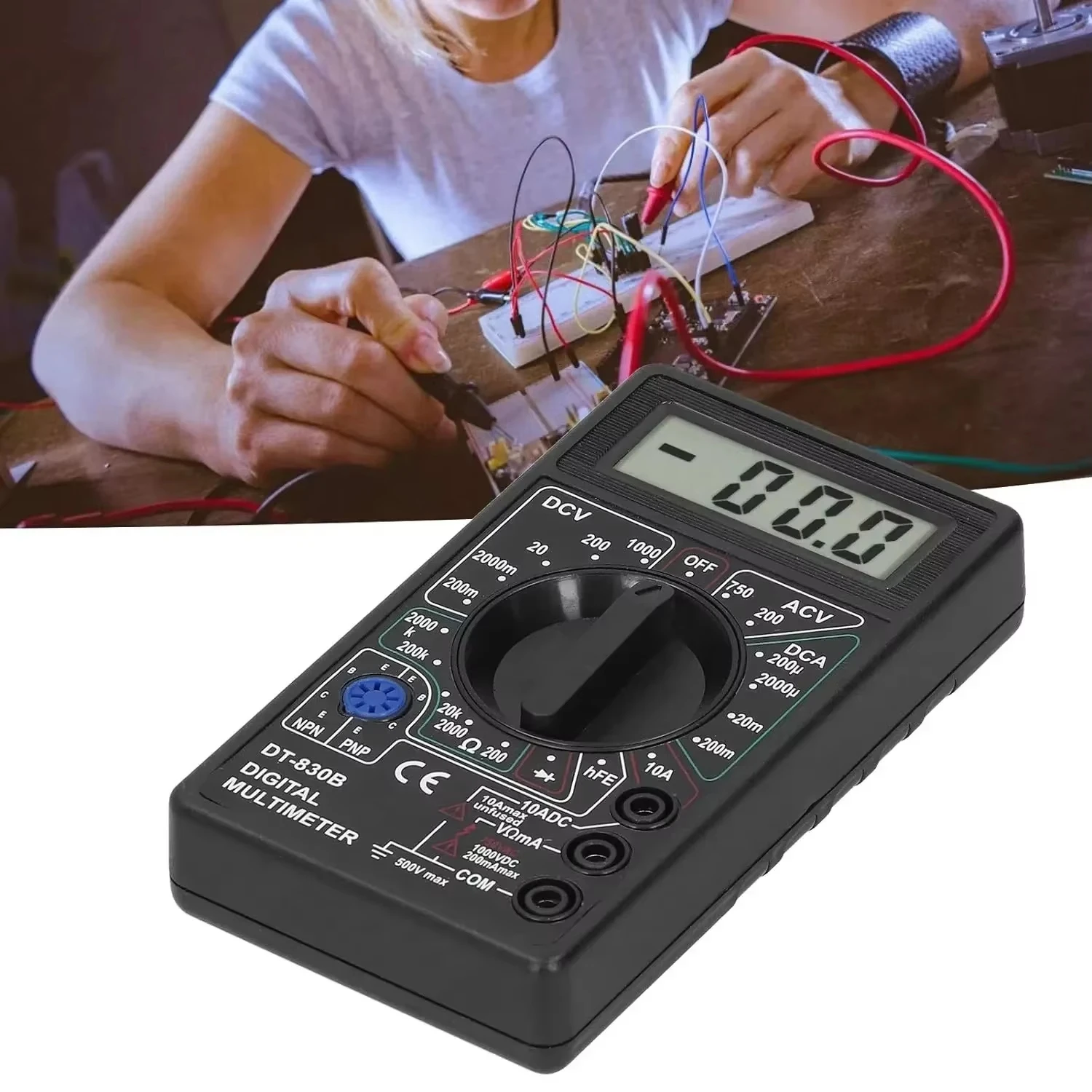 DT-830B Digitales Multimeter Digitales Voltmeter Amperemeter – Bild 4