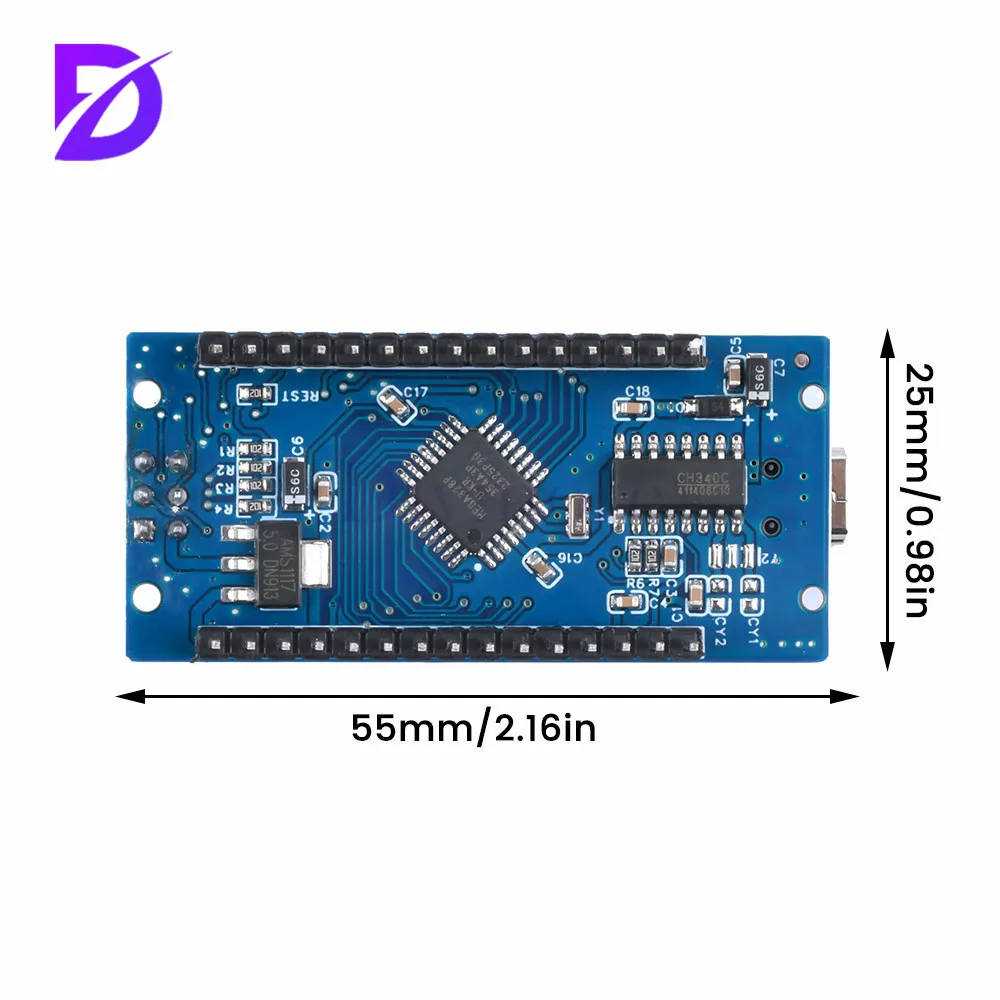 V2.1 atmega328p ch340c eingebautes 3,0 "oled display 0.91x32 auflösung – Bild 6