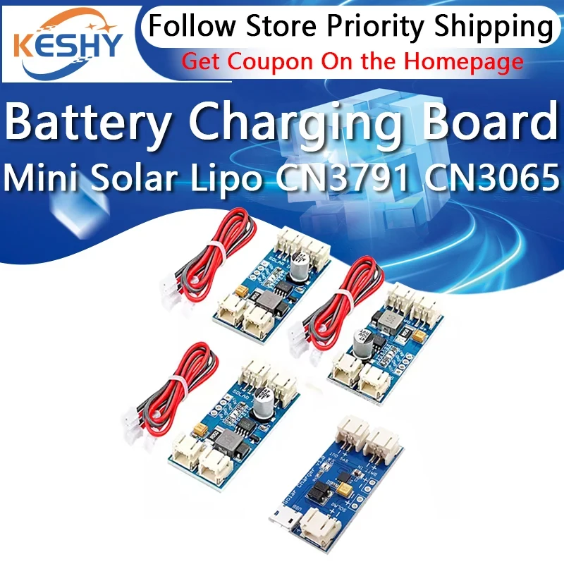 Mini Solar Lipo Lithium Batterie Lade Ladegerät Board CN3791 CN3065 Solar Panel Regler Controller Modul
