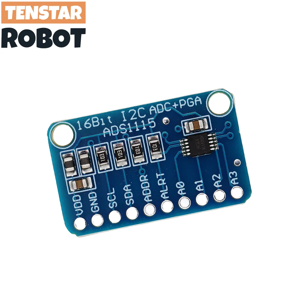 16-Bit-I2C ADS1115-Modul ADC 4-Kanal mit Pro Gain-Verstärker – Bild 6
