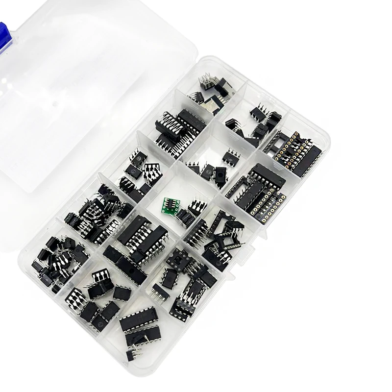 Xl ic chip sortiment 150 stücke oszillator pc817 ne555 lm358 lm324 – Bild 2