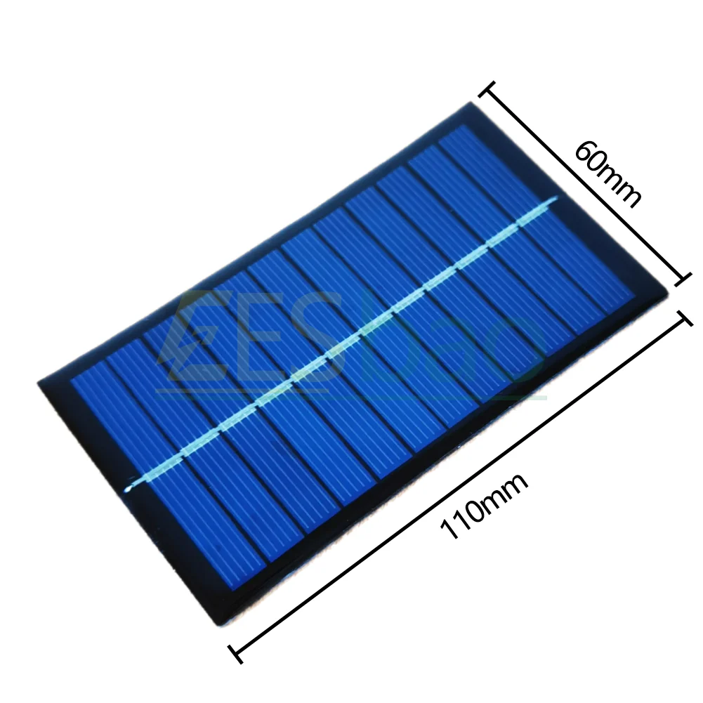 Solar Panel 6V 100MA 1W Mini Solar System DIY Für Batterie Handy – Bild 6
