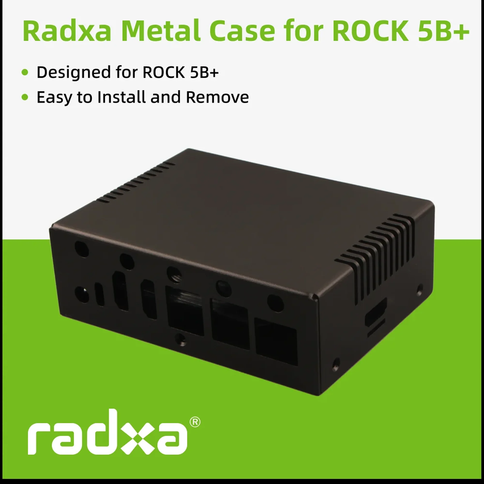 Radxa Metallgehäuse für ROCK 5B+ (Plus) – Bild 2