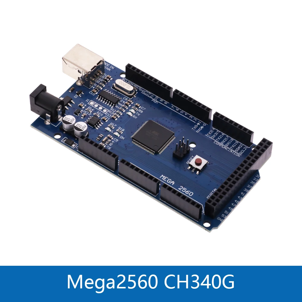 Mega 2560 R3 Mega2560 REV3 (ATmega2560-16AU CH340G) Board mit USB-Kabel, kompatibel mit Arduino