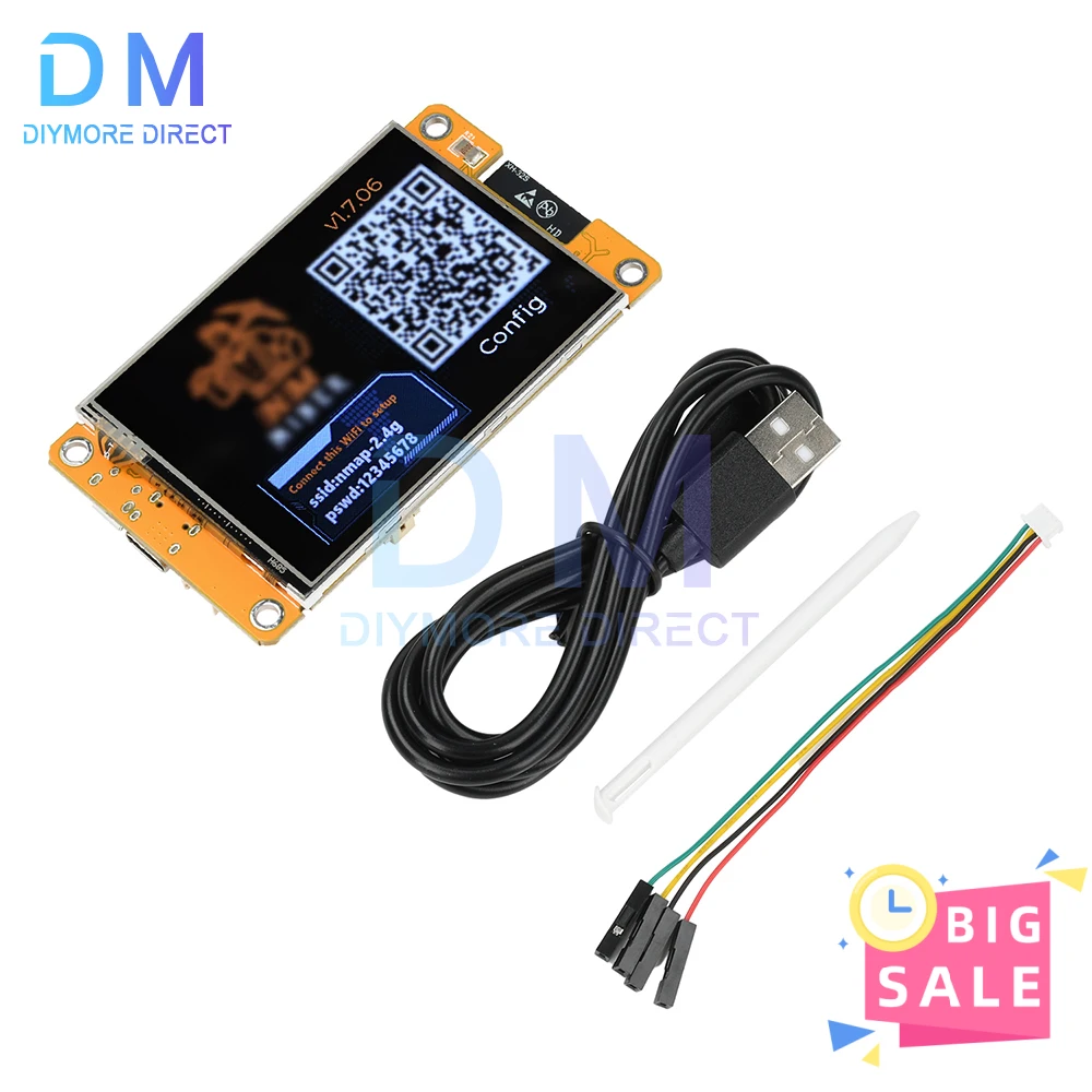 ESP32 2,8-Zoll OLED-Display Entwicklungsboard ESP32-2432S028 Entwicklungsboard Geeignet