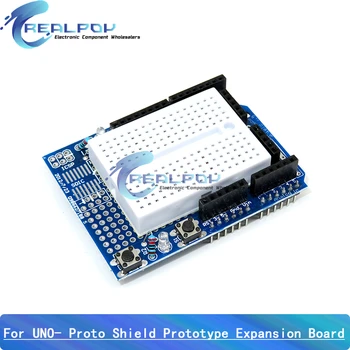 UNO- Proto Shield Prototyp-Erweiterungsboard mit SYB-170 Mini-Steckbrett basierend auf Arduino für UNO