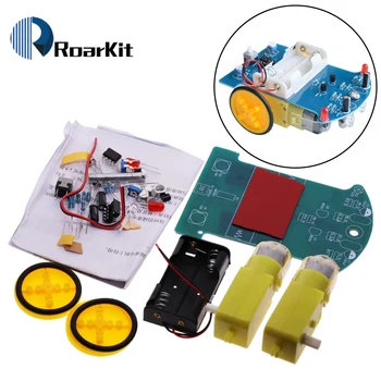 D2-1 intelligente Roboter Auto Kits intelligente Tracking-Linie Auto lichte mpfindliche Roboter DIY