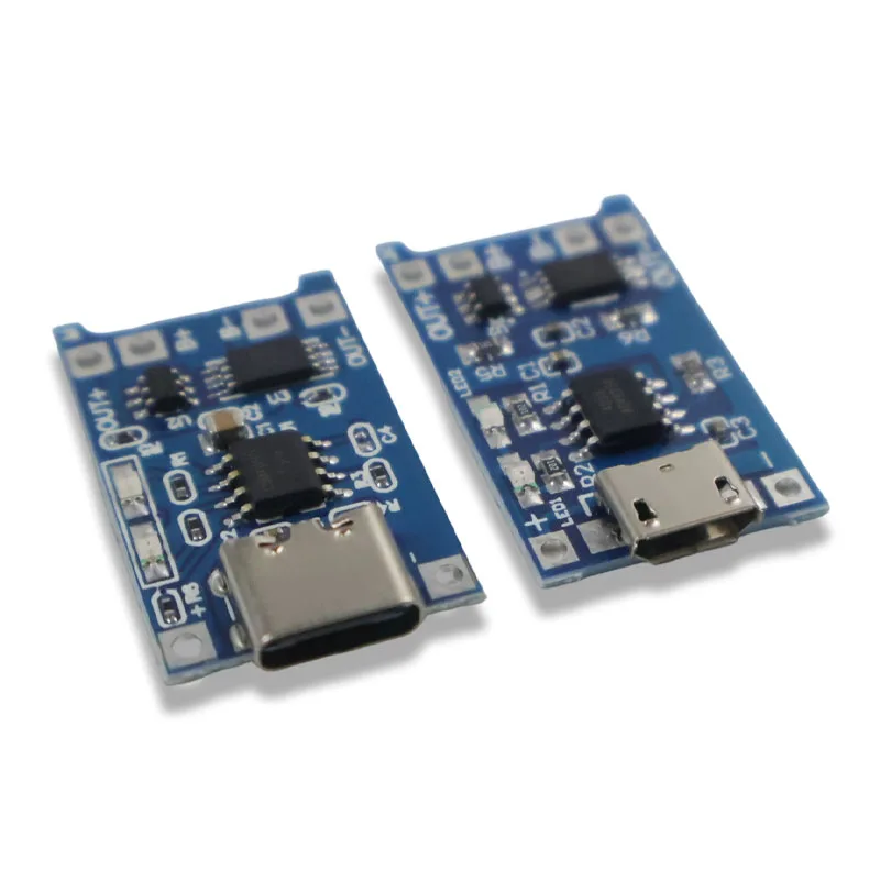 5V 1A 18650 TP4056 Lithium-Akku-Ladeplatte Lademodul Typ-C Micro-USB – Bild 3