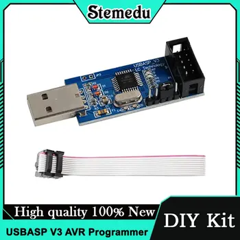USBASP V3 AVR-Programmierer - USB-ISP-Downloader für 51/AVR MCU mit 10PIN auf 6PIN-Adapter - kompatibel