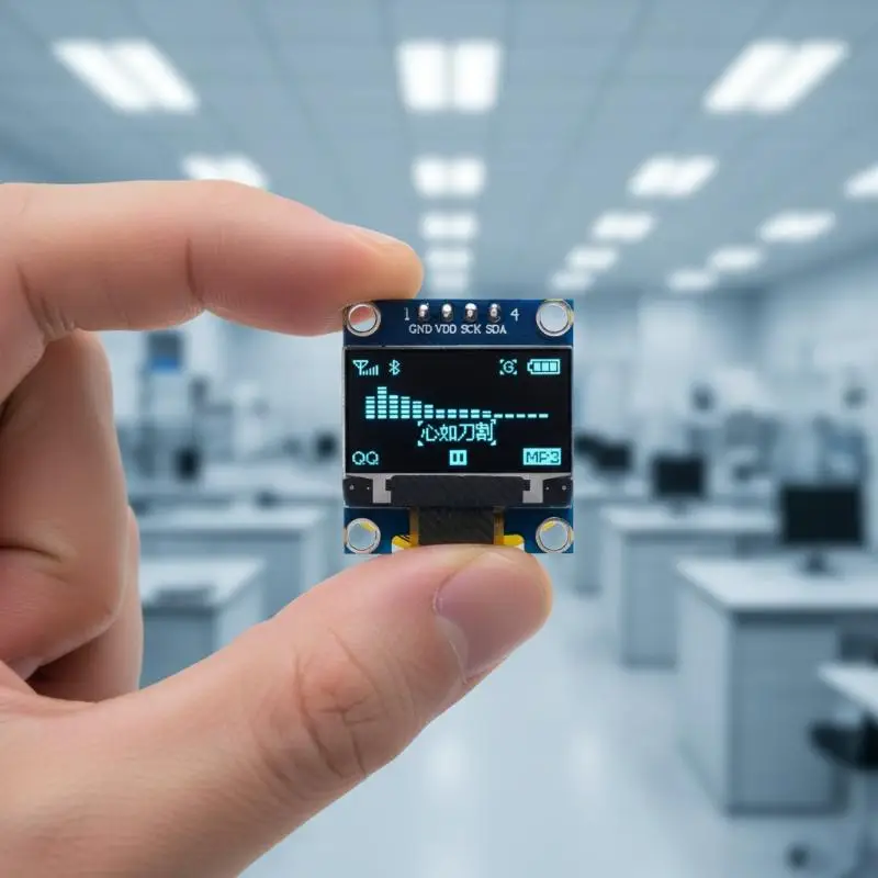 0,96 Zoll SSD1306 OLED-Display 128x64 IIC I2C Serielles Bildschirmmodul für Mikrocontroller-Programmierung