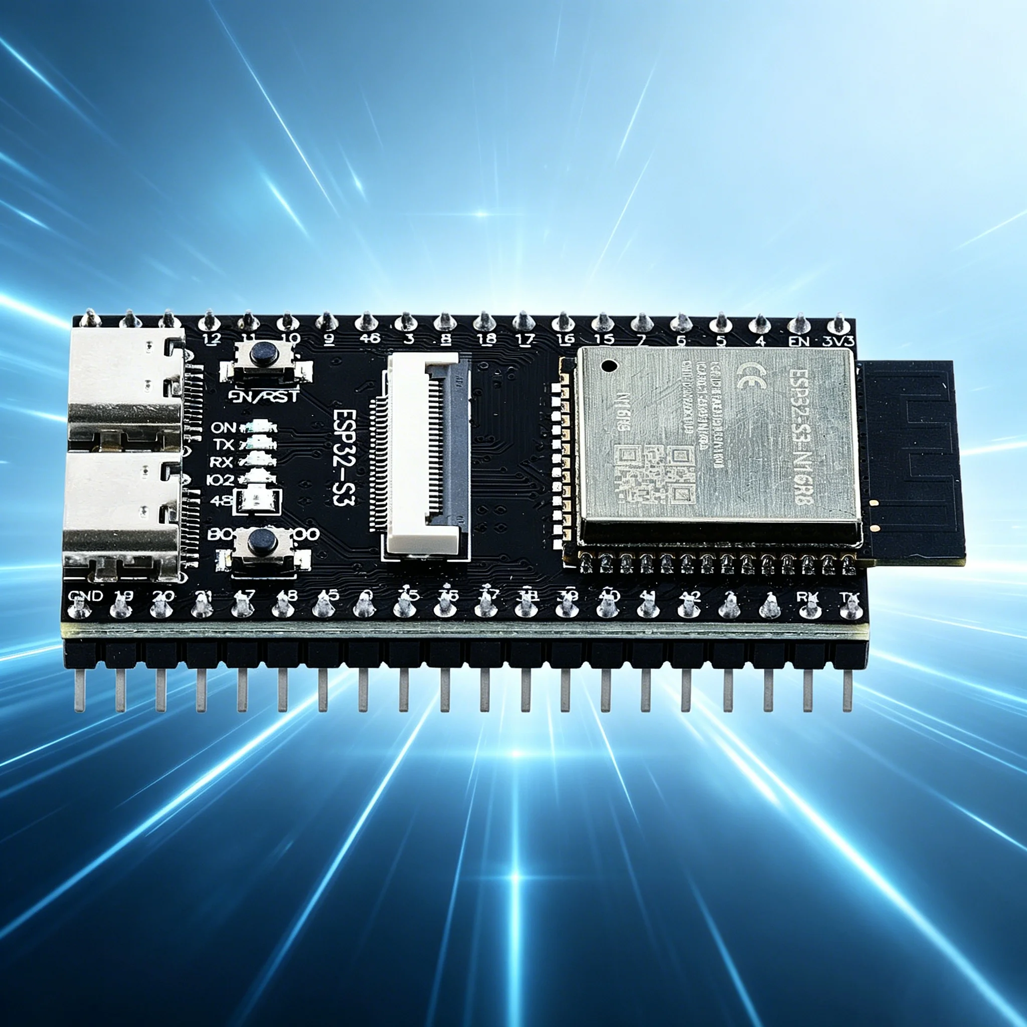 ESP32-S3 CAM Entwicklungsboard-Modul N16R8 2,4G WLAN BT Kameramodul – Bild 3
