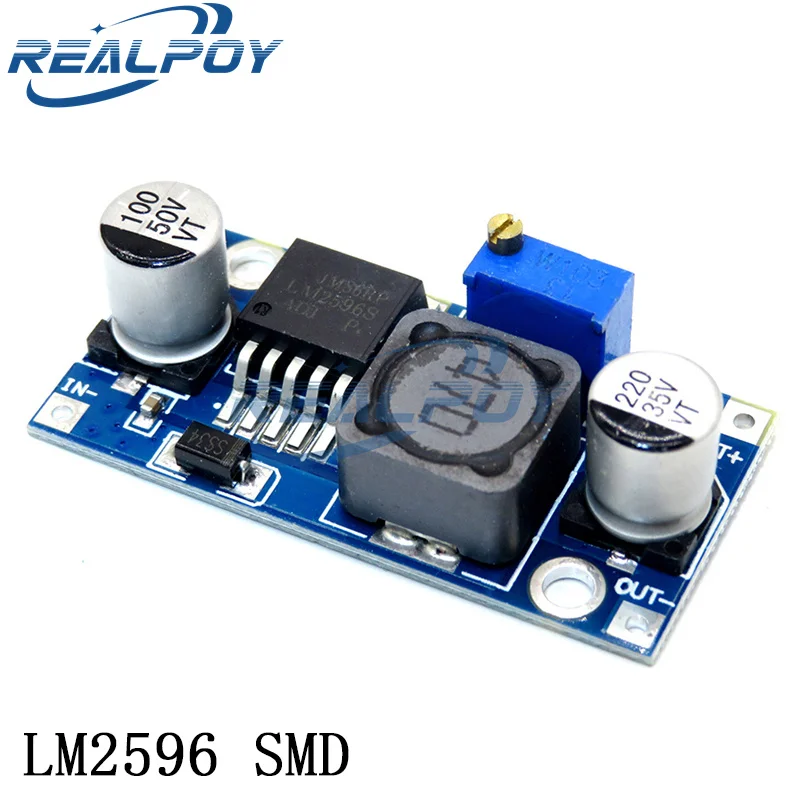 Lm2596 DC-DC Abwärts wandler modul 3a einstellbares Abwärts modul LM2596S-ADJ Spannungs regler 24V 12V 5V 3V