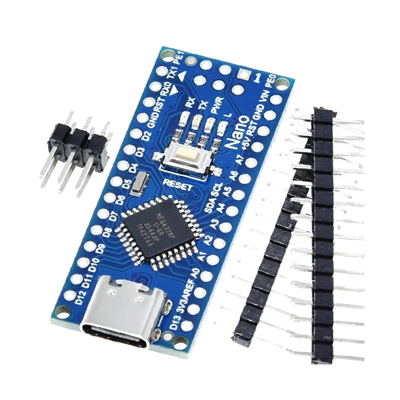Typ-C / Micro USB CH340 Nano 3.0 ATmega328P Controller Board – Bild 5