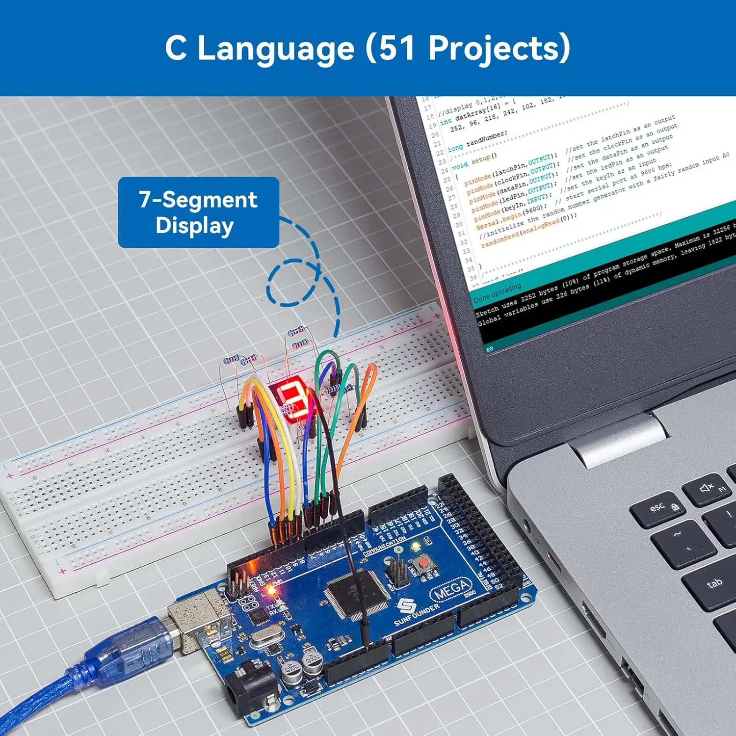 SunFounder Project Das umfassendste Elektronik-Starterkit, kompatibel – Bild 6