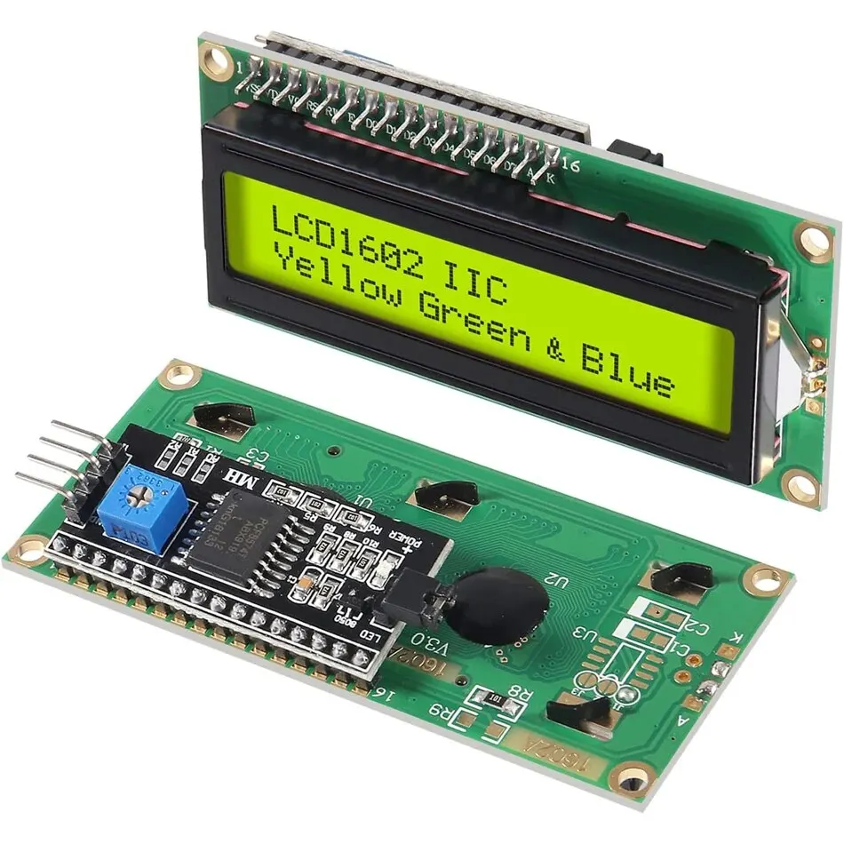 LCD1602 1602 LCD-Modul, blauer/grüner Bildschirm, 16 x 2 Zeichen – Bild 5