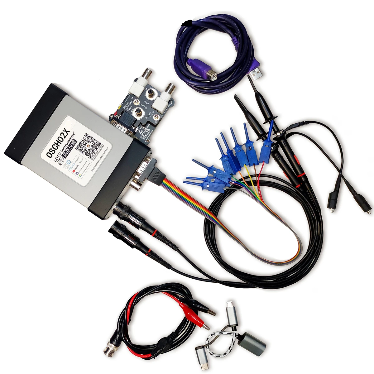USB-PC-Oszilloskop OSCH02 1GS/s 100MHz OSCH02X 2CH AWG – Bild 2