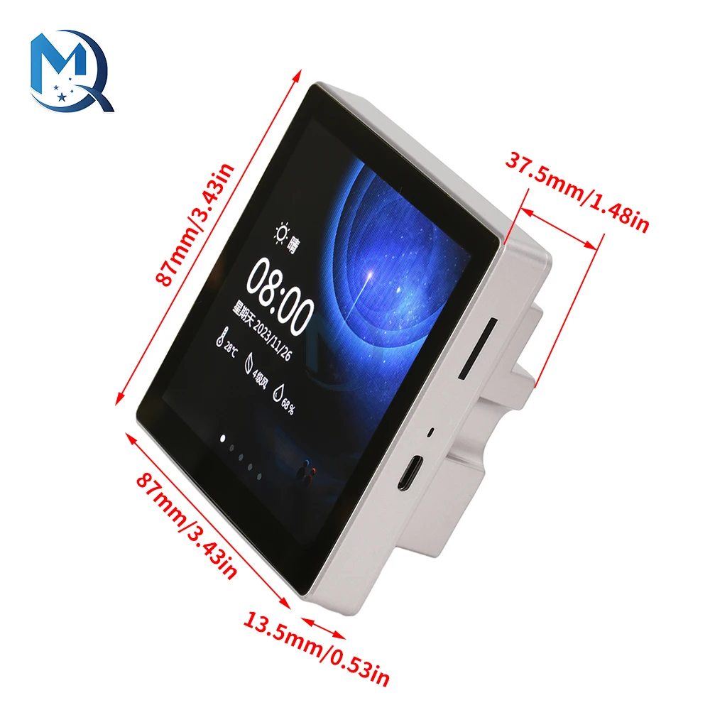 ESP32-S3 Entwicklungsboard LVGL 4,0 Zoll 480*480 Smart Display Wi-Fi – Bild 6